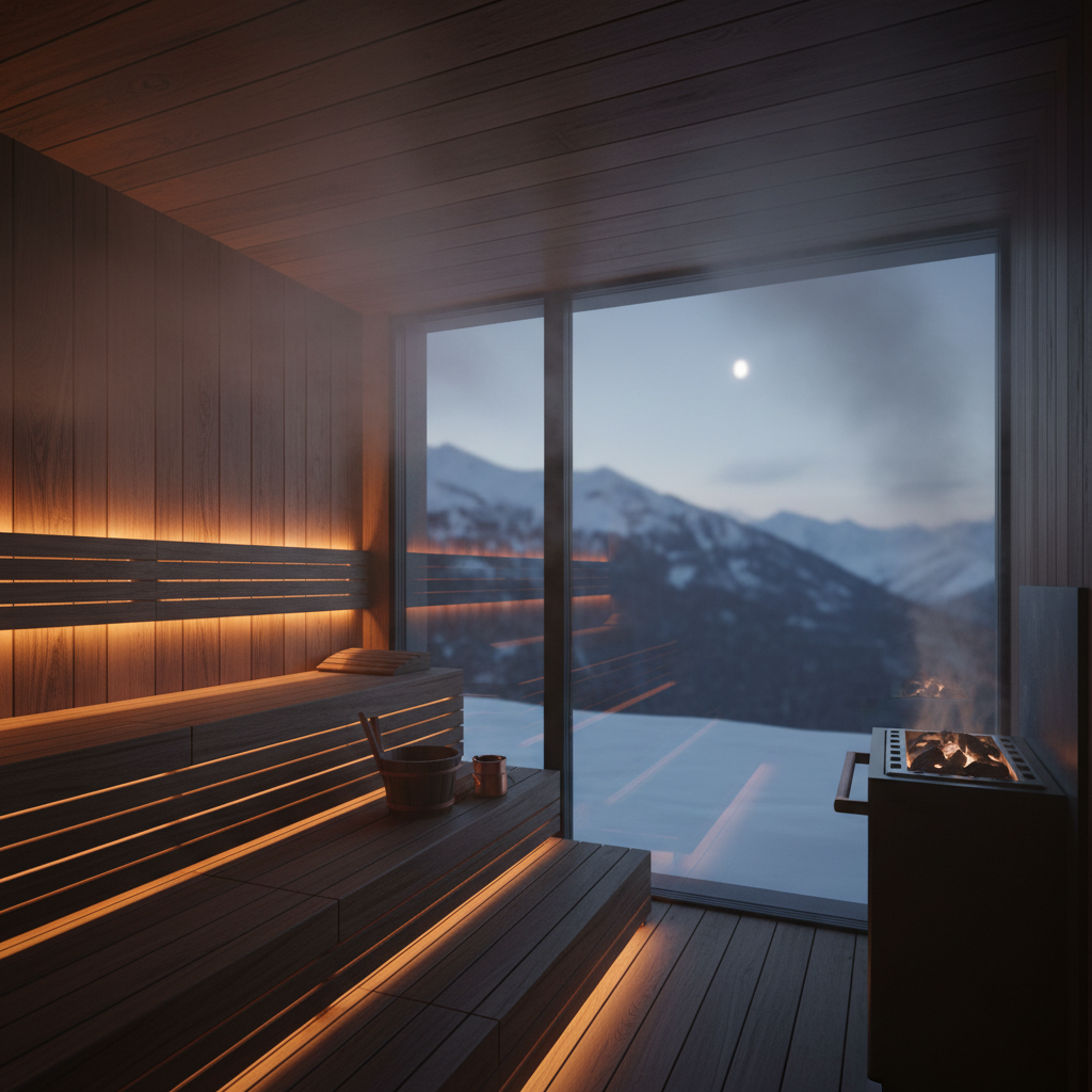 Luxury Sauna Interior